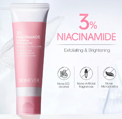 Gel blanqueador exfoliante con niacinamida al 3 %