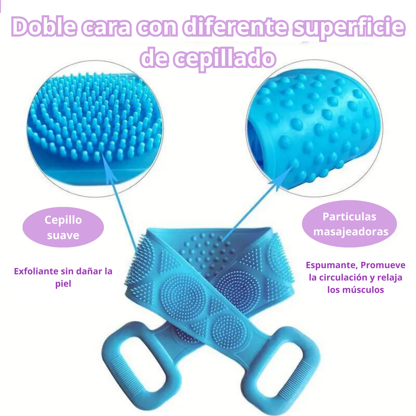 DuchaScrub - Frotador doble Pack 2x1