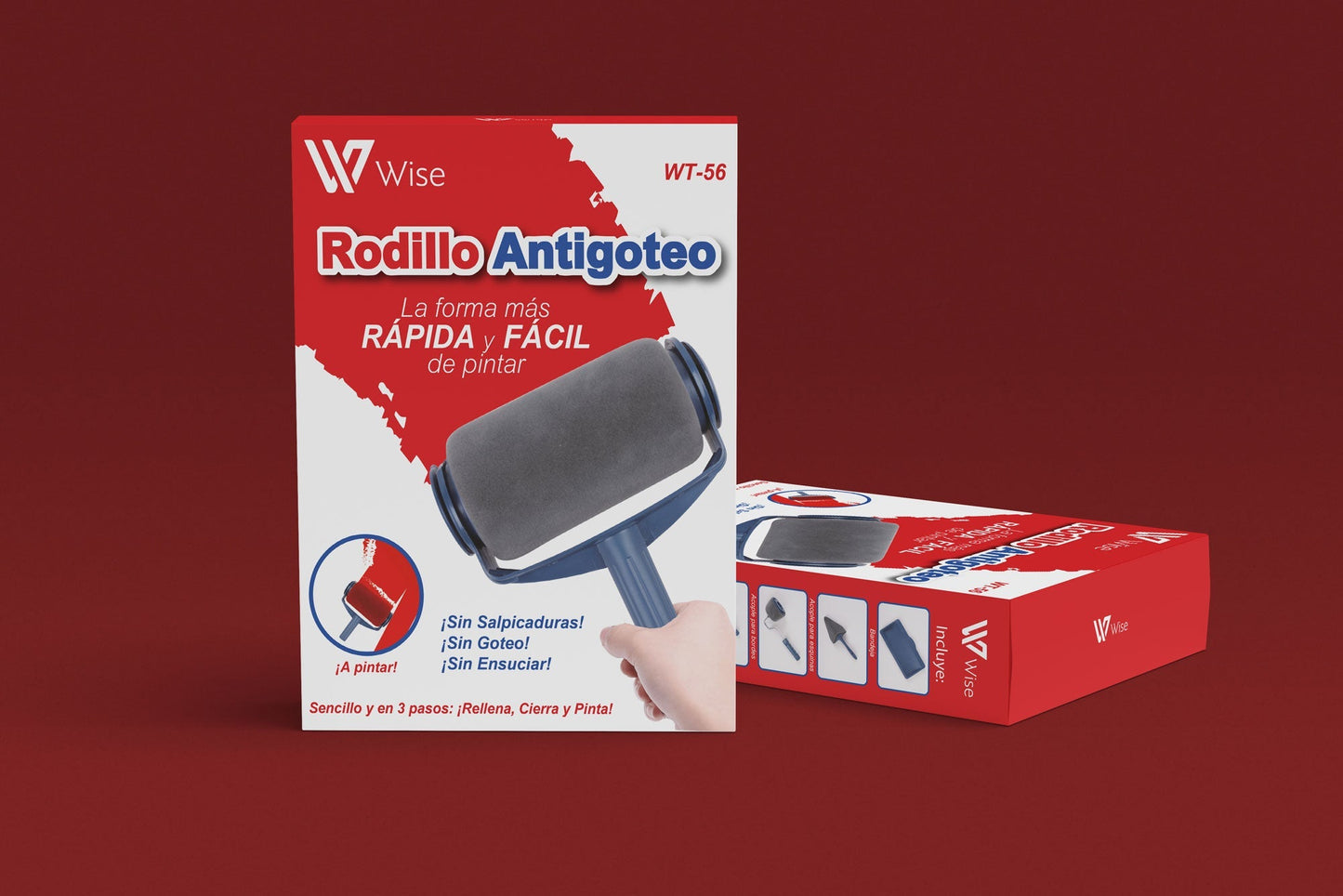 PintaFácil™: Rodillo Antigoteo Recargable