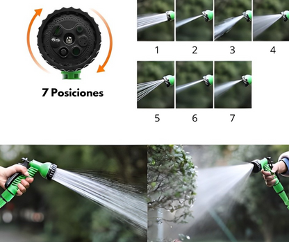 Manguera de jardín 15m + Pistola de riego gratis