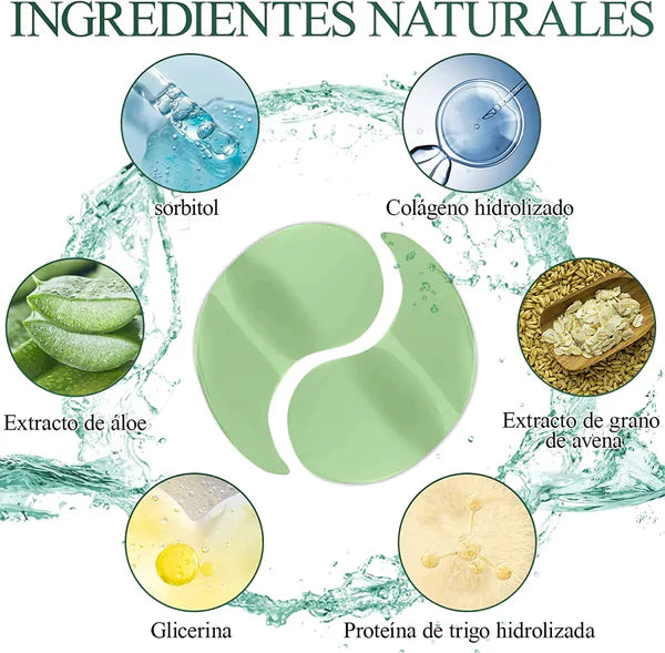 Parches de Ojos Anti-Aging con Ácido Hialurónico