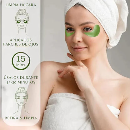 Parches de Ojos Anti-Aging con Ácido Hialurónico