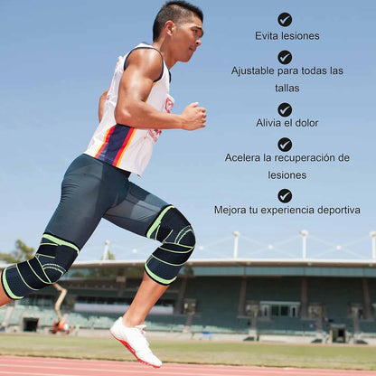 Rodillera para Alivio de la Tendinitis, Artritis y Estabilización de la Articulación - Unisex